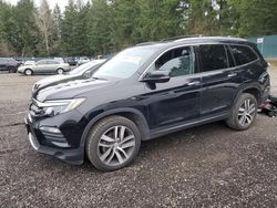 Vehiculos salvage en venta de Copart Graham, WA: 2018 Honda Pilot Elite