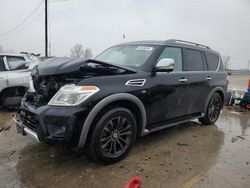 Vehiculos salvage en venta de Copart Pekin, IL: 2017 Nissan Armada Platinum