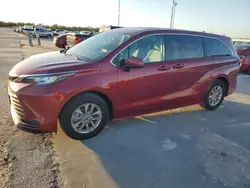 Salvage cars for sale at Riverview, FL auction: 2022 Toyota Sienna LE