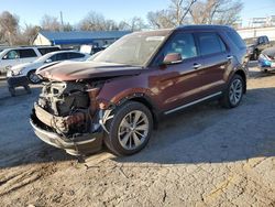 Vehiculos salvage en venta de Copart Wichita, KS: 2018 Ford Explorer Limited