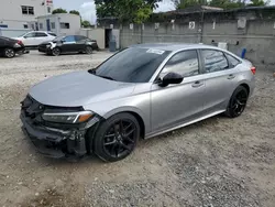 Salvage cars for sale at Opa Locka, FL auction: 2022 Honda Civic Sport