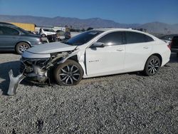 Salvage cars for sale at Mentone, CA auction: 2021 Chevrolet Malibu RS