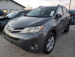 Salvage cars for sale at Pekin, IL auction: 2014 Toyota Rav4 XLE