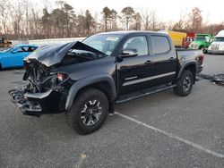 Salvage trucks for sale at Glassboro, NJ auction: 2016 Toyota Tacoma Double Cab