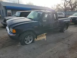 Salvage trucks for sale at Wichita, KS auction: 2001 Ford Ranger Super Cab