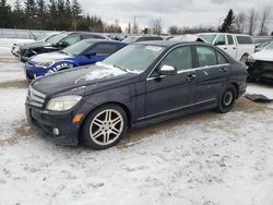 Mercedes-Benz salvage cars for sale: 2009 Mercedes-Benz C 300 4matic