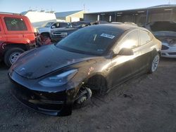 Salvage cars for sale at Brighton, CO auction: 2022 Tesla Model 3