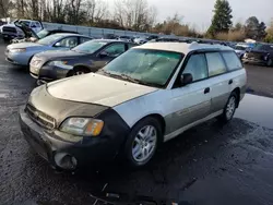 Vehiculos salvage en venta de Copart Portland, OR: 2002 Subaru Legacy Outback