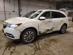 2015 Acura MDX Technology en venta en Wheeling, IL