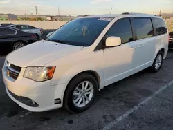 Salvage cars for sale from Copart Van Nuys, CA: 2018 Dodge Grand Caravan SXT