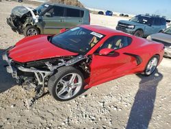 Salvage cars for sale at Temple, TX auction: 2021 Chevrolet Corvette Stingray 2LT