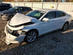 Chevrolet Impala salvage cars for sale: 2017 Chevrolet Impala LT