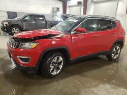 Salvage cars for sale at Avon, MN auction: 2019 Jeep Compass Limited