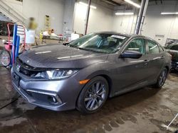 Honda Civic Vehiculos salvage en venta: 2021 Honda Civic EX