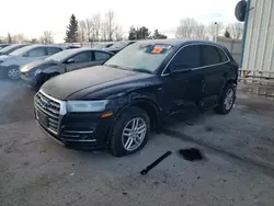 Salvage cars for sale from Copart Bowmanville, ON: 2018 Audi Q5 Technik S-Line