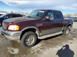 Salvage cars for sale from Copart Littleton, CO: 2002 Ford F150 Supercrew