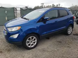 Salvage cars for sale at Riverview, FL auction: 2019 Ford Ecosport SE