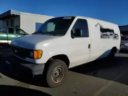 Salvage cars for sale from Copart Hayward, CA: 2003 Ford Econoline E350 Super Duty Van