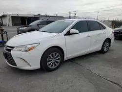 Salvage cars for sale at Sun Valley, CA auction: 2016 Toyota Camry LE