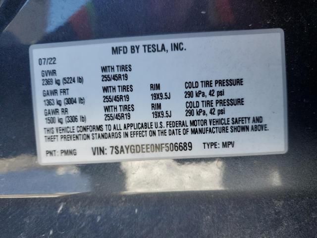 2022 Tesla Model Y