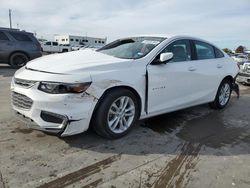 Salvage cars for sale from Copart Grand Prairie, TX: 2018 Chevrolet Malibu LT