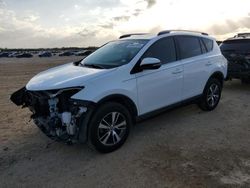 Salvage cars for sale from Copart San Antonio, TX: 2017 Toyota Rav4 XLE