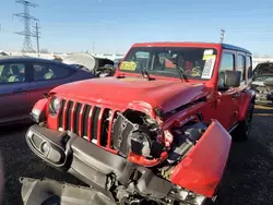 Jeep Wrangler salvage cars for sale: 2021 Jeep Wrangler Unlimited Sport