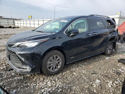 Salvage cars for sale at Cahokia Heights, IL auction: 2021 Toyota Sienna XLE