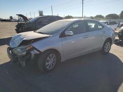 Salvage cars for sale at Miami, FL auction: 2015 Toyota Corolla L