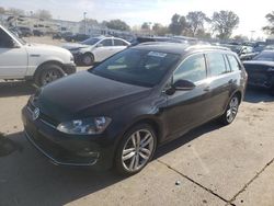 Salvage cars for sale at Sacramento, CA auction: 2017 Volkswagen Golf Sportwagen S