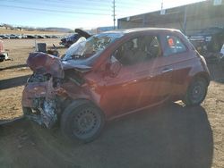 Salvage cars for sale from Copart Colorado Springs, CO: 2015 Fiat 500 POP