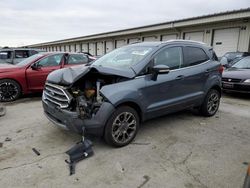 Ford Vehiculos salvage en venta: 2018 Ford Ecosport Titanium