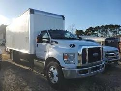 Salvage trucks for sale at Brookhaven, NY auction: 2016 Ford F750 Super Duty