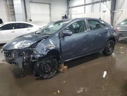 Toyota Corolla l salvage cars for sale: 2016 Toyota Corolla L