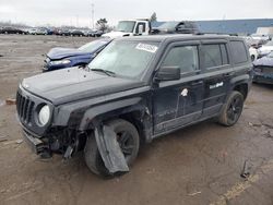 Salvage cars for sale at Woodhaven, MI auction: 2014 Jeep Patriot Latitude