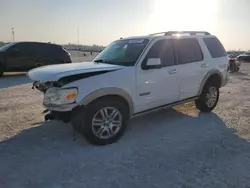 Salvage cars for sale at Arcadia, FL auction: 2007 Ford Explorer Eddie Bauer