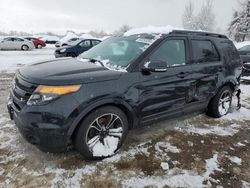 Ford Explorer salvage cars for sale: 2015 Ford Explorer Sport