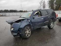 Salvage cars for sale at Dunn, NC auction: 2008 Cadillac Escalade Luxury