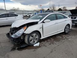 Salvage cars for sale at Littleton, CO auction: 2015 Hyundai Sonata Hybrid