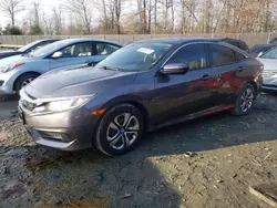 Salvage cars for sale at Waldorf, MD auction: 2017 Honda Civic LX