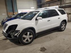 Salvage cars for sale at Eldridge, IA auction: 2012 GMC Acadia SLT-1