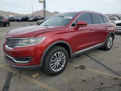 Carros salvage a la venta en subasta: 2016 Lincoln MKX Select