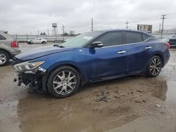 Salvage cars for sale at Dyer, IN auction: 2016 Nissan Maxima 3.5S