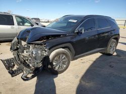 Salvage cars for sale at Wichita, KS auction: 2022 Hyundai Tucson Blue