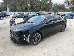 Salvage cars for sale at Ocala, FL auction: 2016 Lincoln MKZ Hybrid