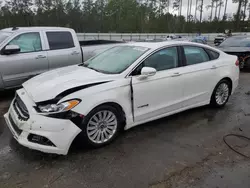 Salvage cars for sale at Harleyville, SC auction: 2013 Ford Fusion SE Hybrid