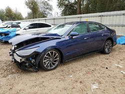 Salvage cars for sale at Midway, FL auction: 2022 Hyundai Sonata Limited