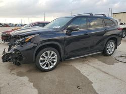 Salvage cars for sale at Haslet, TX auction: 2021 Toyota Highlander Limited