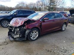 Salvage cars for sale at North Billerica, MA auction: 2016 Chrysler 200 Limited