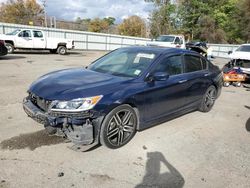 Salvage cars for sale from Copart Shreveport, LA: 2017 Honda Accord Sport